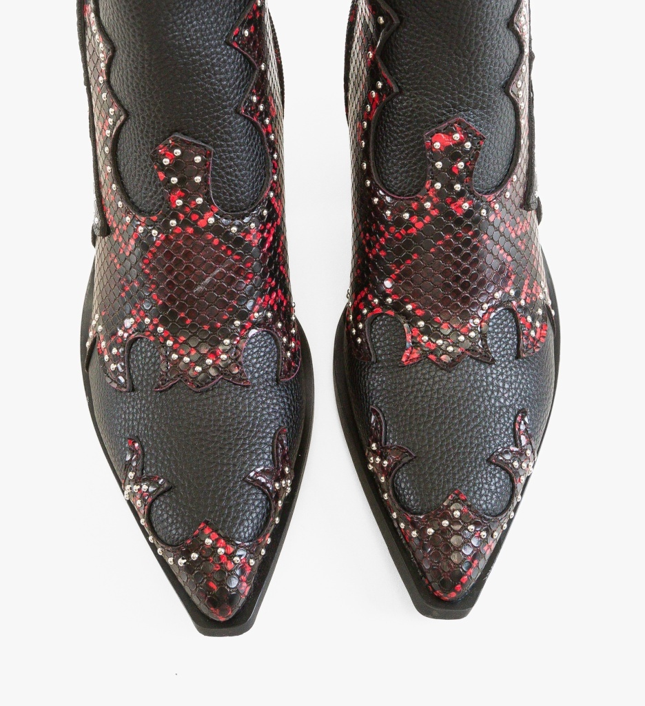 Botine Dama Grena Ketek - Eleganță și Stil - imagine 6
