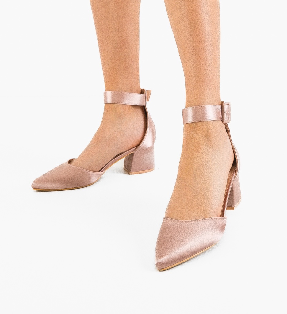 Pantofi cu Toc Jaya Roz | Eleganță Asigurată