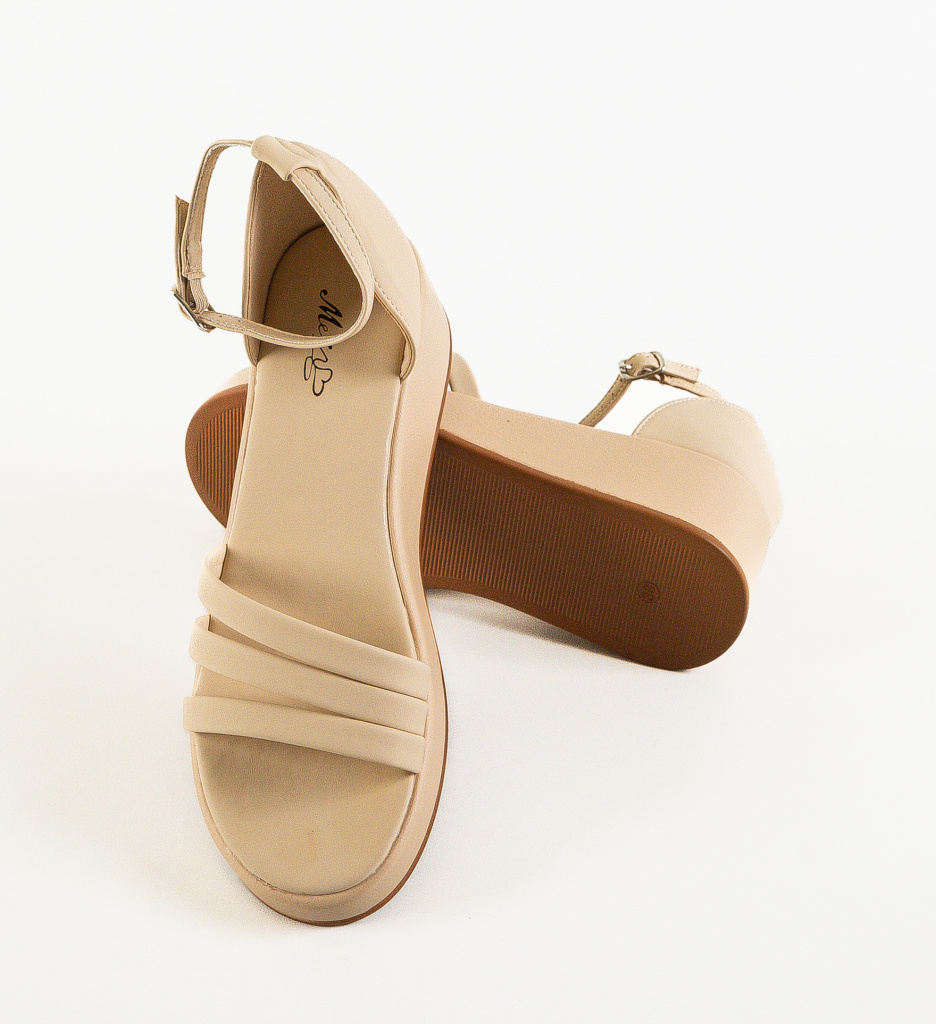 Sandale Platforme Larissa Bej | Eleganță și Stil - imagine 7