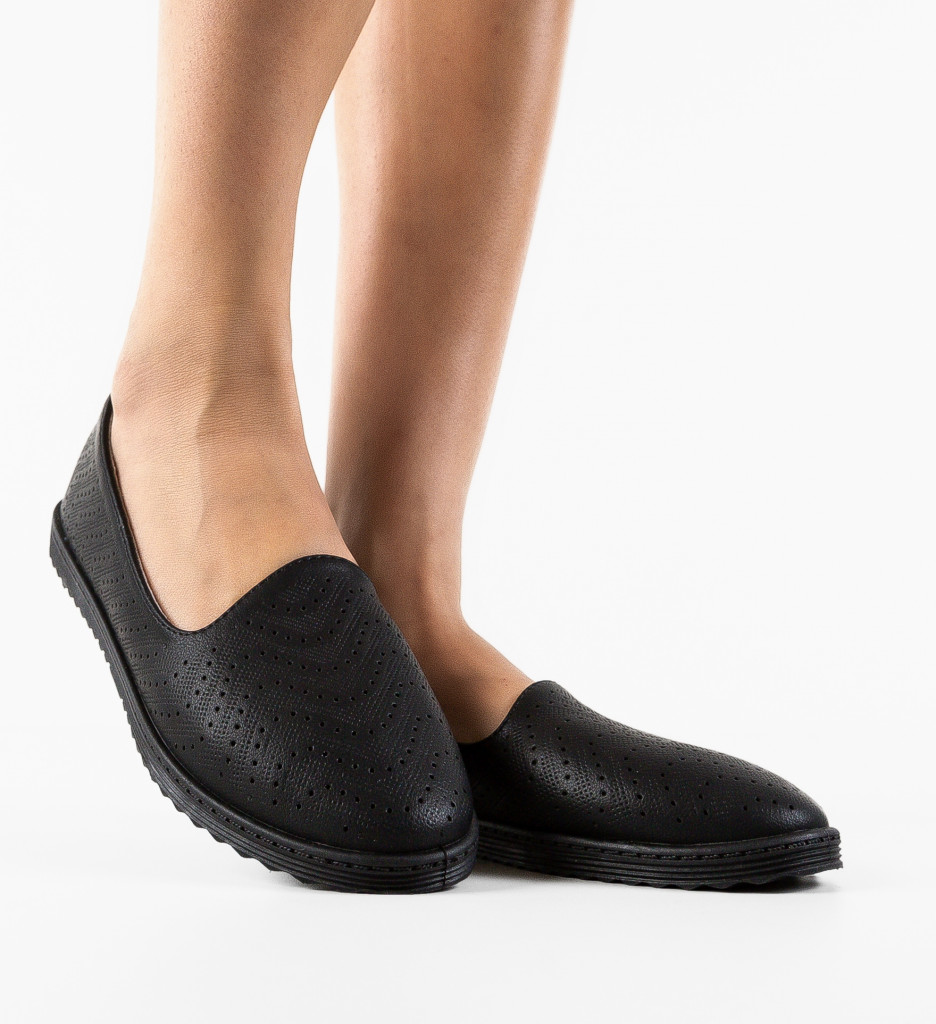 Espadrile Casual Negre Waddy - Confort și Stil