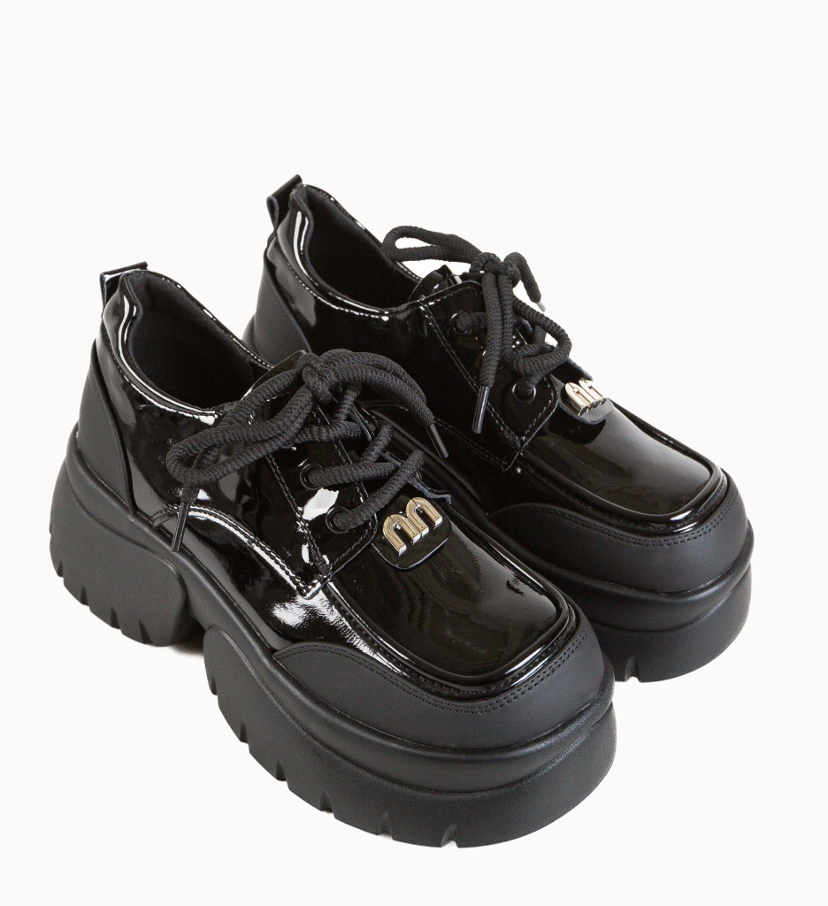 Pantofi Casual Miu Negri | Stil și Confort Zilnic - imagine 6