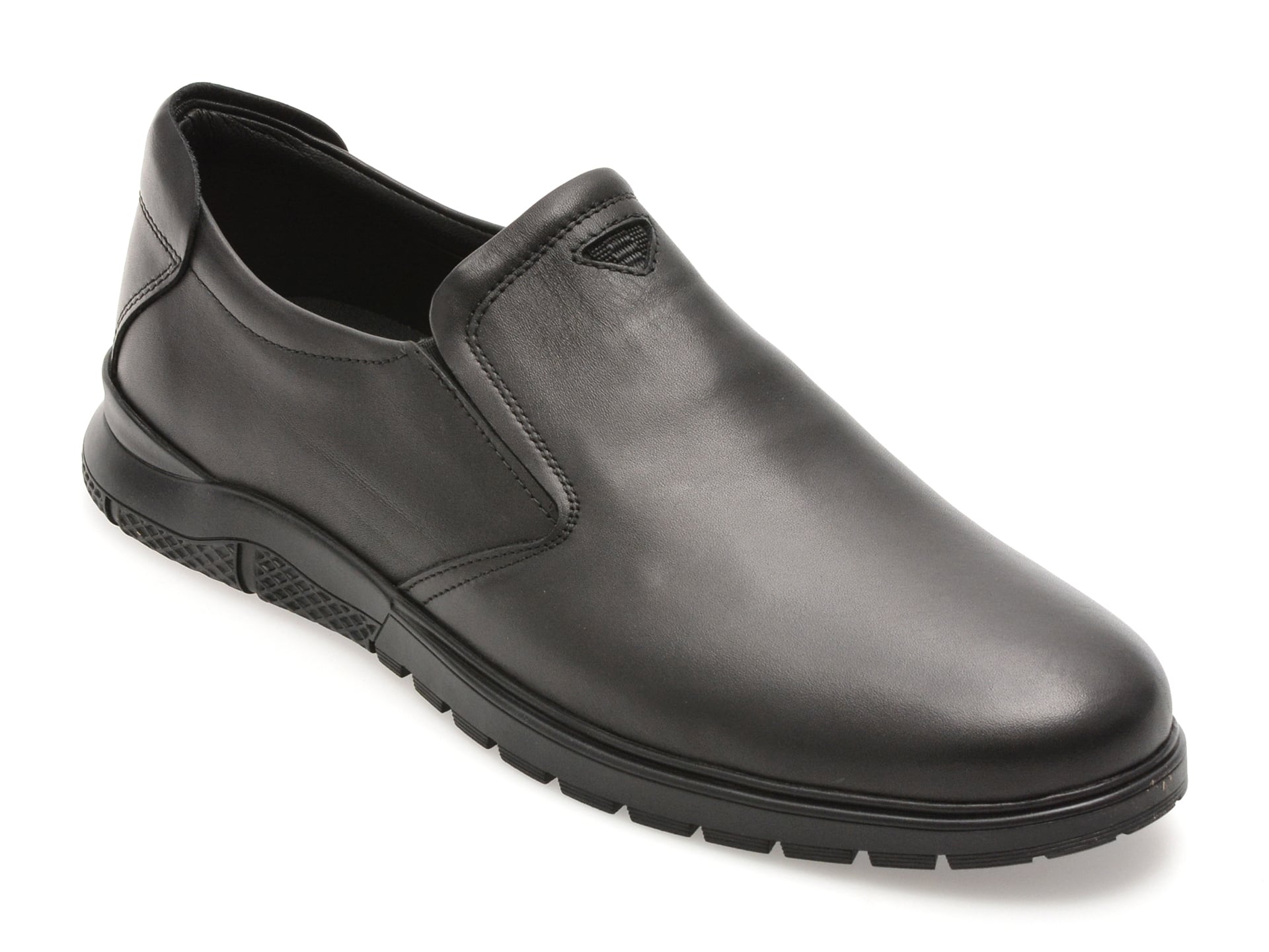 Pantofi Casual Otter Negri din Piele | Confort și Stil - imagine 2
