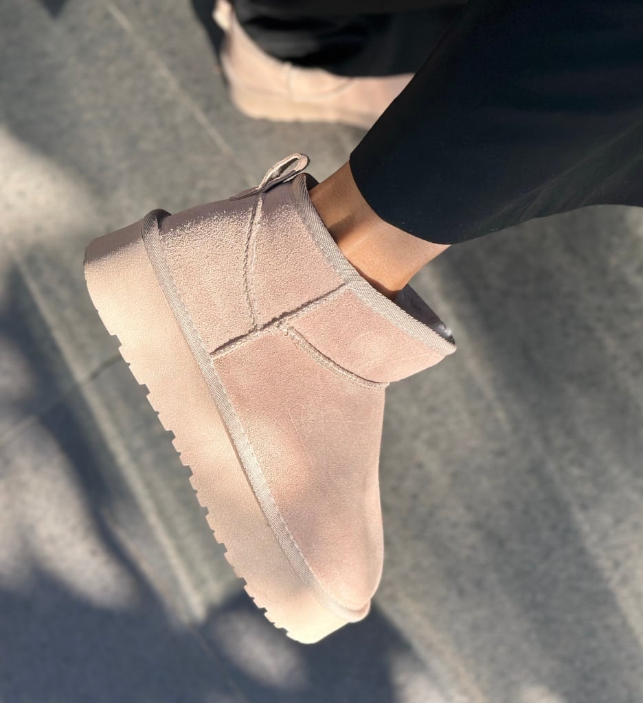 Cizme tip Uggs Bej | Confort Termic Maxim - imagine 7