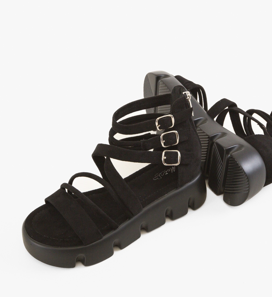 Sandale Aritsia Negre - Eleganță și Confort - imagine 5