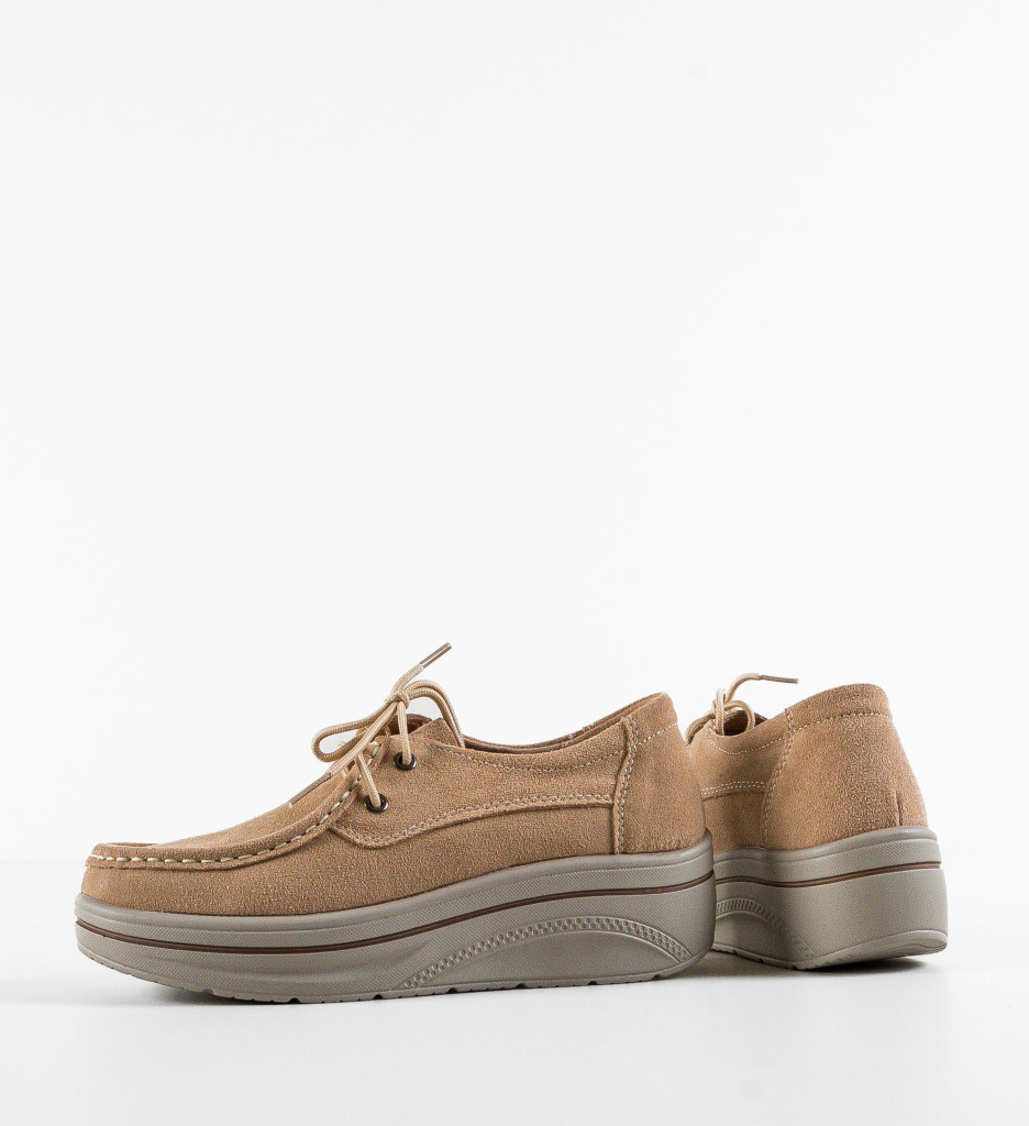 Pantofi Auron Bej | Confort & Stil Casual - imagine 7