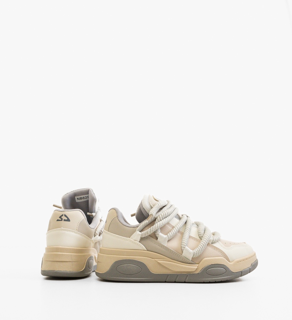 Sneakers Dama Nima Bej | Confort și Stil - imagine 3