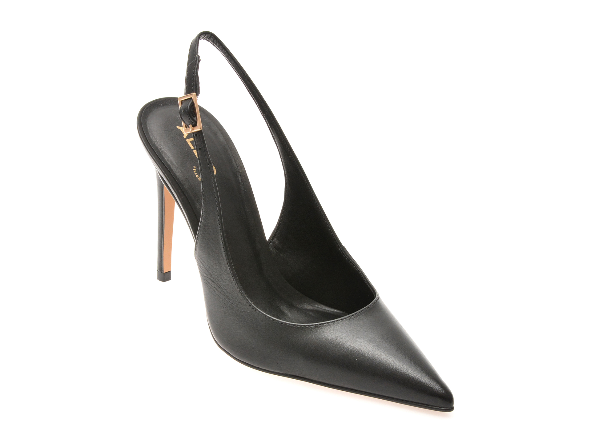 Pantofi Eleganti ALDO Negri din Piele Naturala - imagine 2