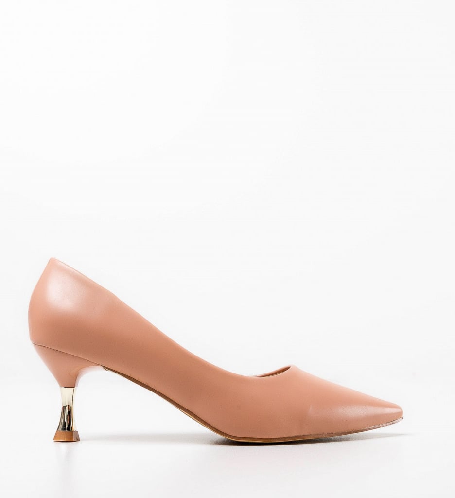 Pantofi cu Toc Nude Trois - Eleganță Versatilă - imagine 5
