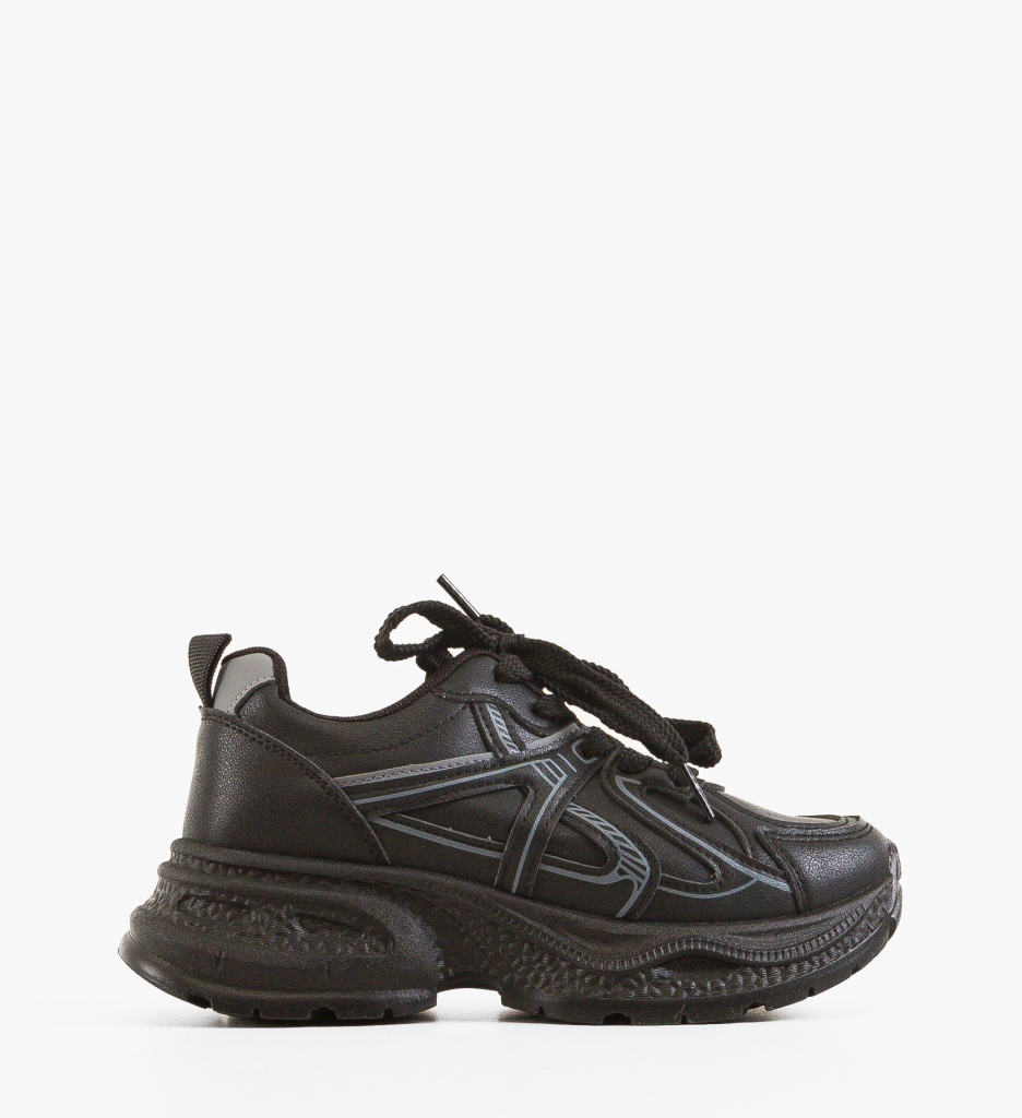 Sneakers Dama Prigan Negri - Confort și Stil - imagine 7