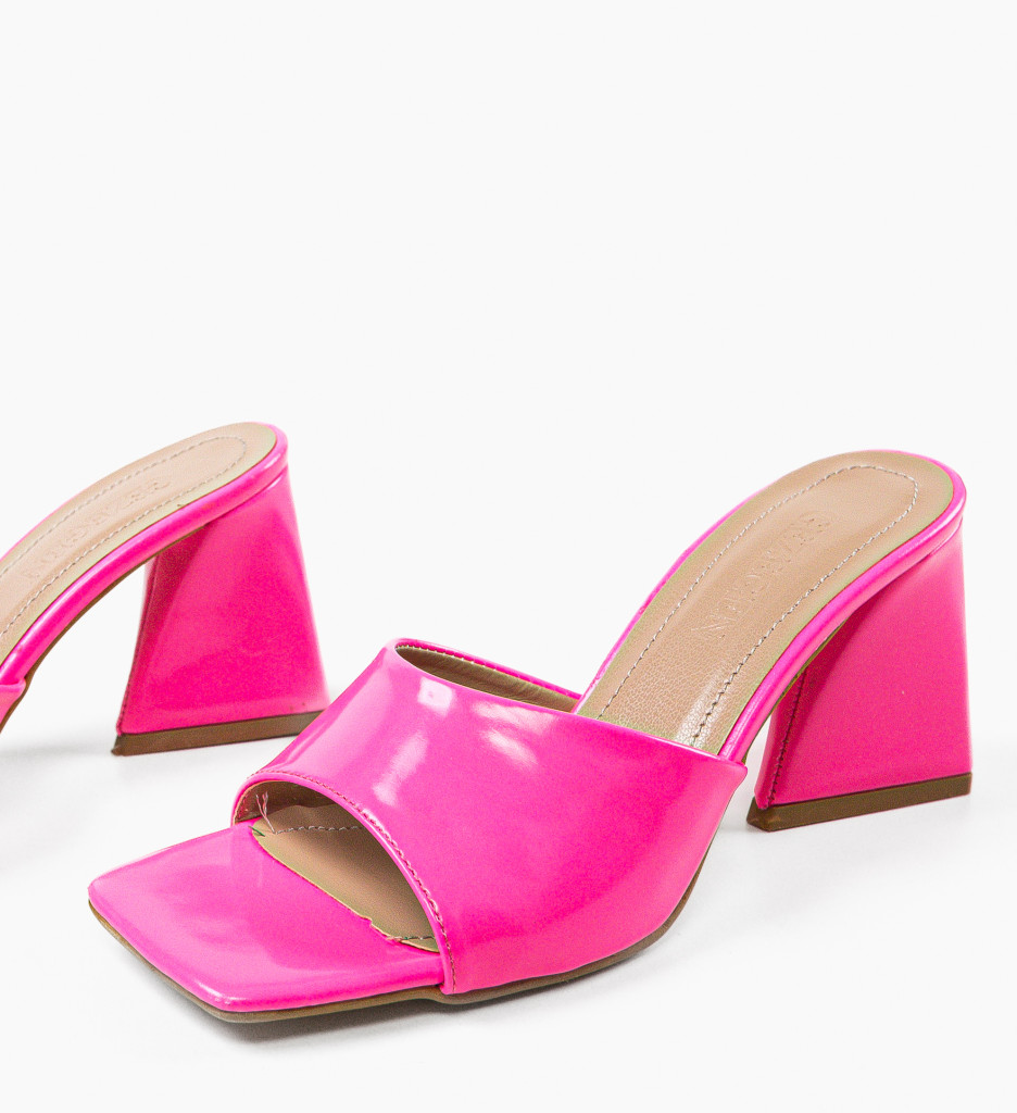 Saboti Dama Fuchsia | Eleganță și Confort - imagine 6