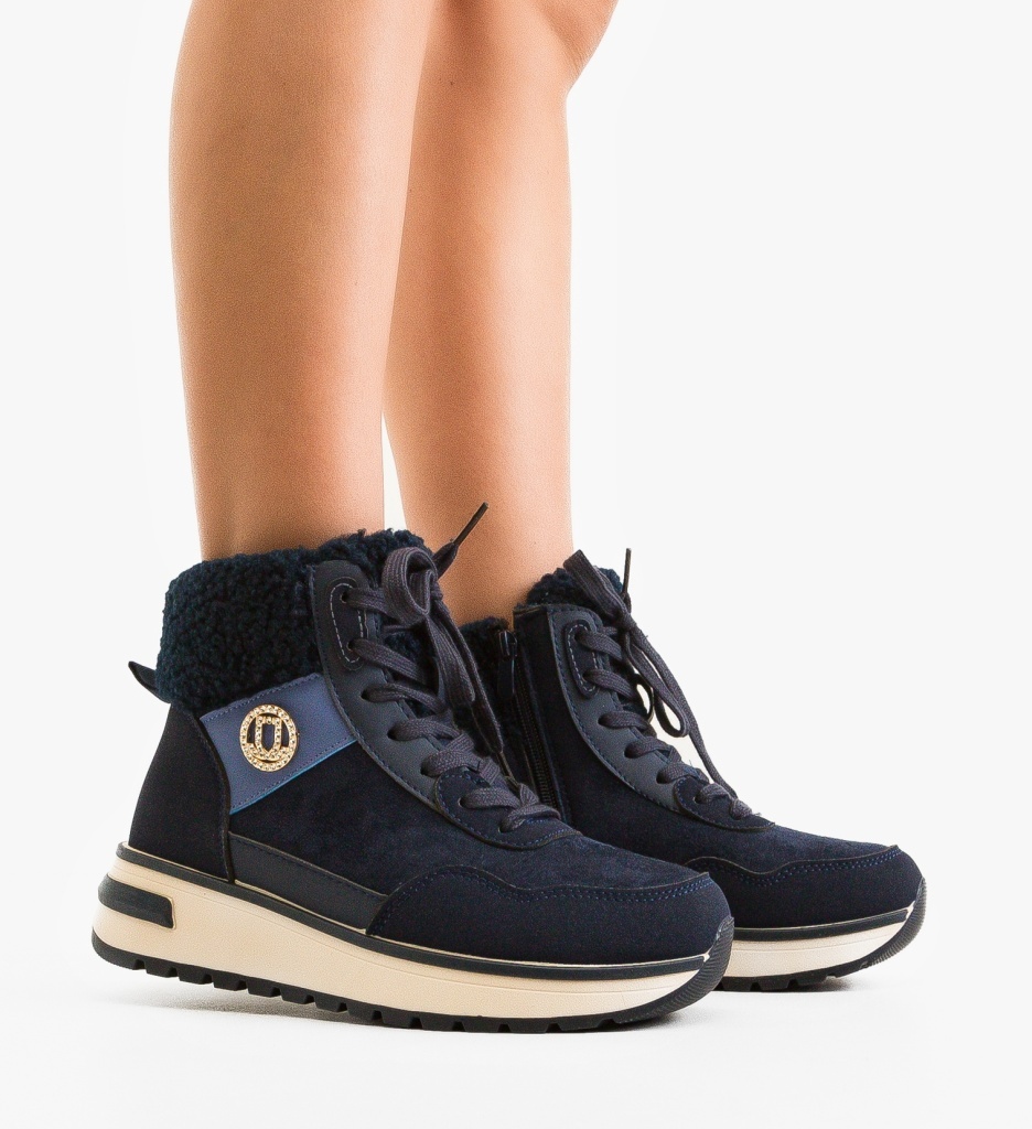 Ghete Dama Atkinson Bleumarin | Eleganta si Confort - imagine 2