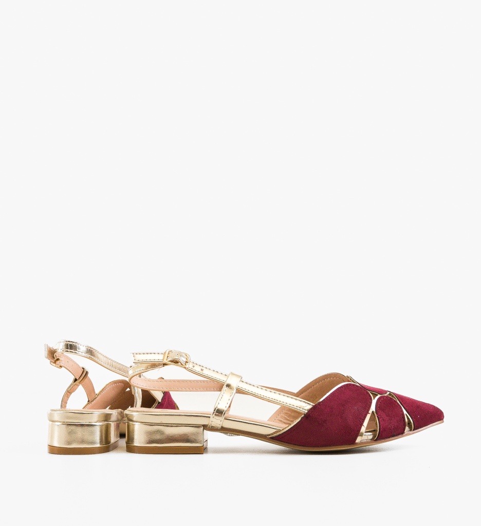 Pantofi Dama Xquenda Grena Eleganți - imagine 8