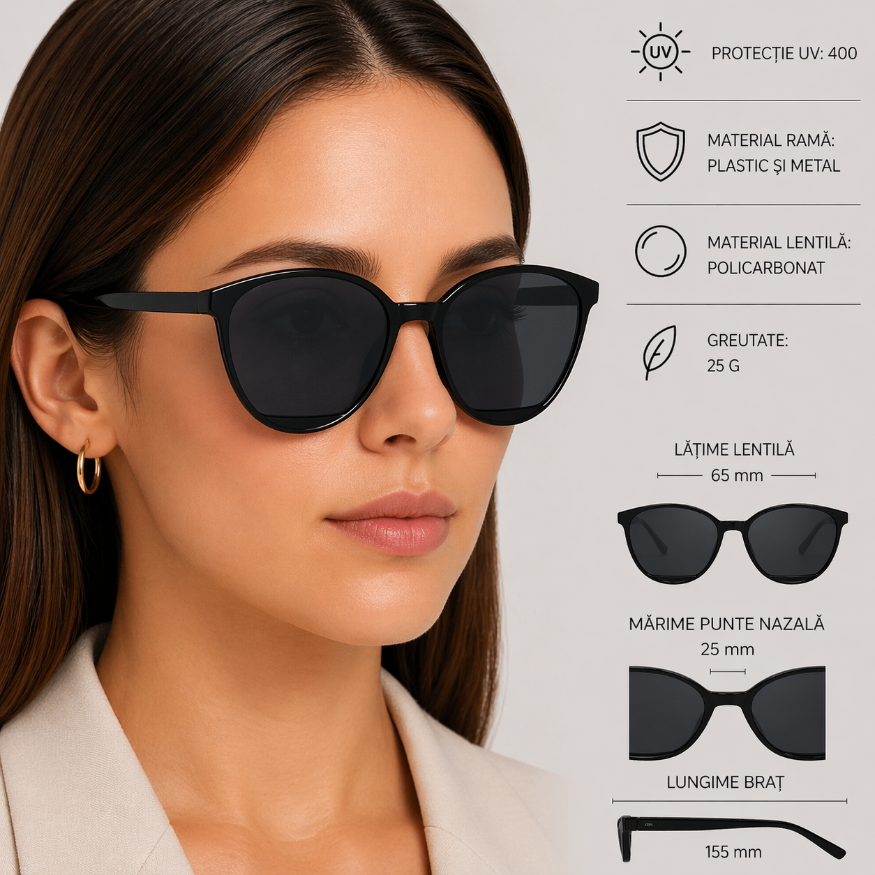 Ochelari Soare Femei Picadili UV400 - imagine 4