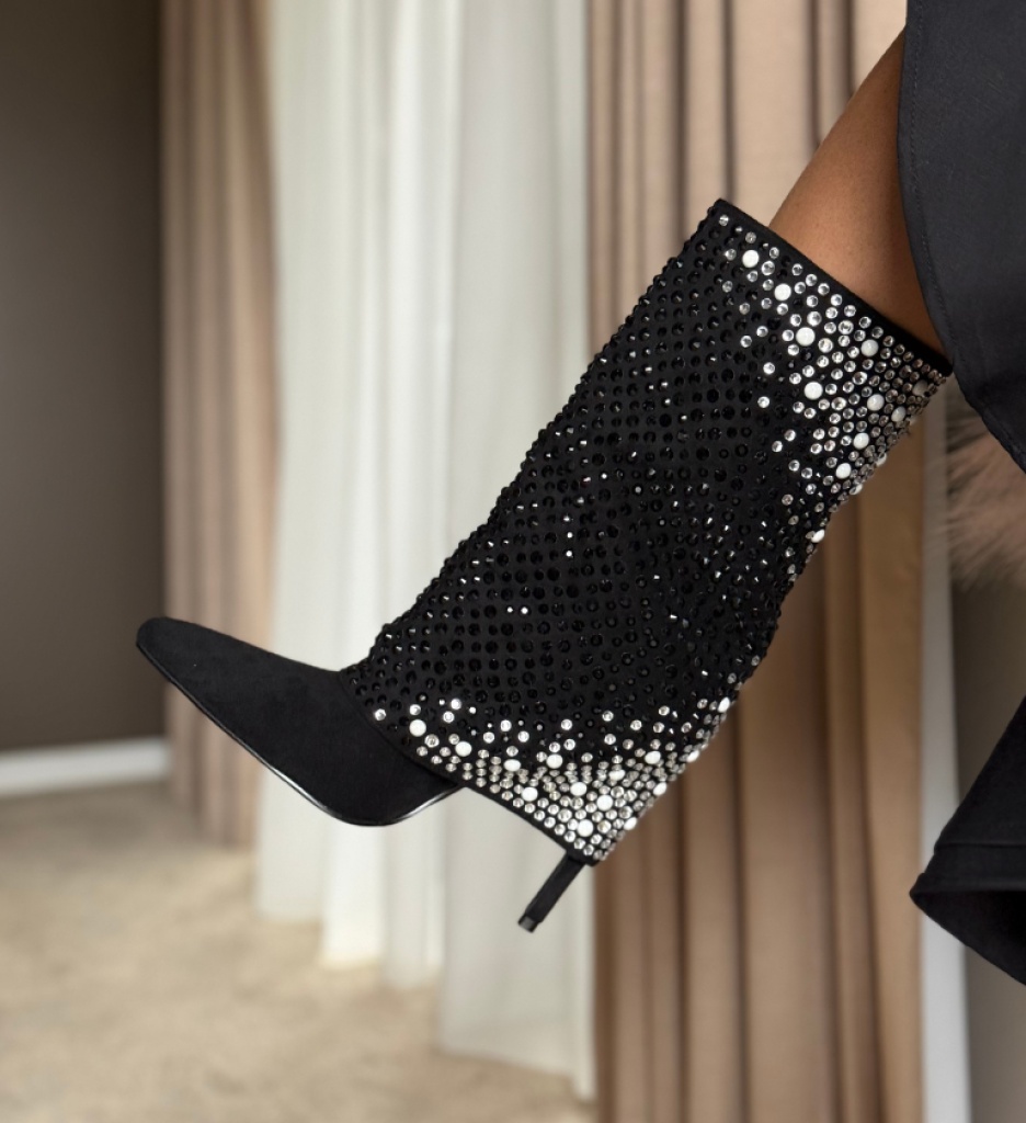 Botine Velyon Negre Depurtat | Eleganță & Confort - imagine 7