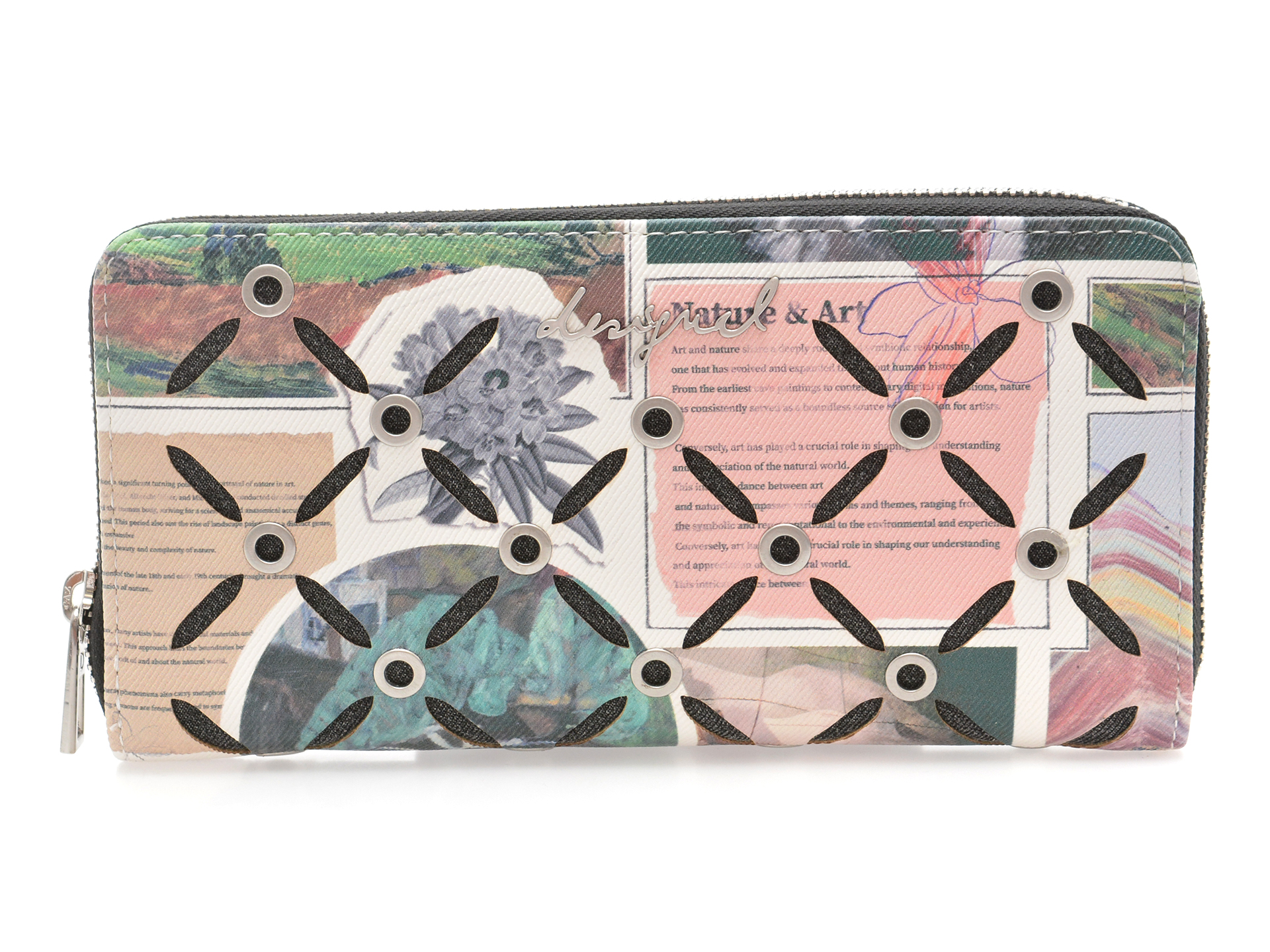Portofel Desigual Multicolor WAYD02 | Piele Eco