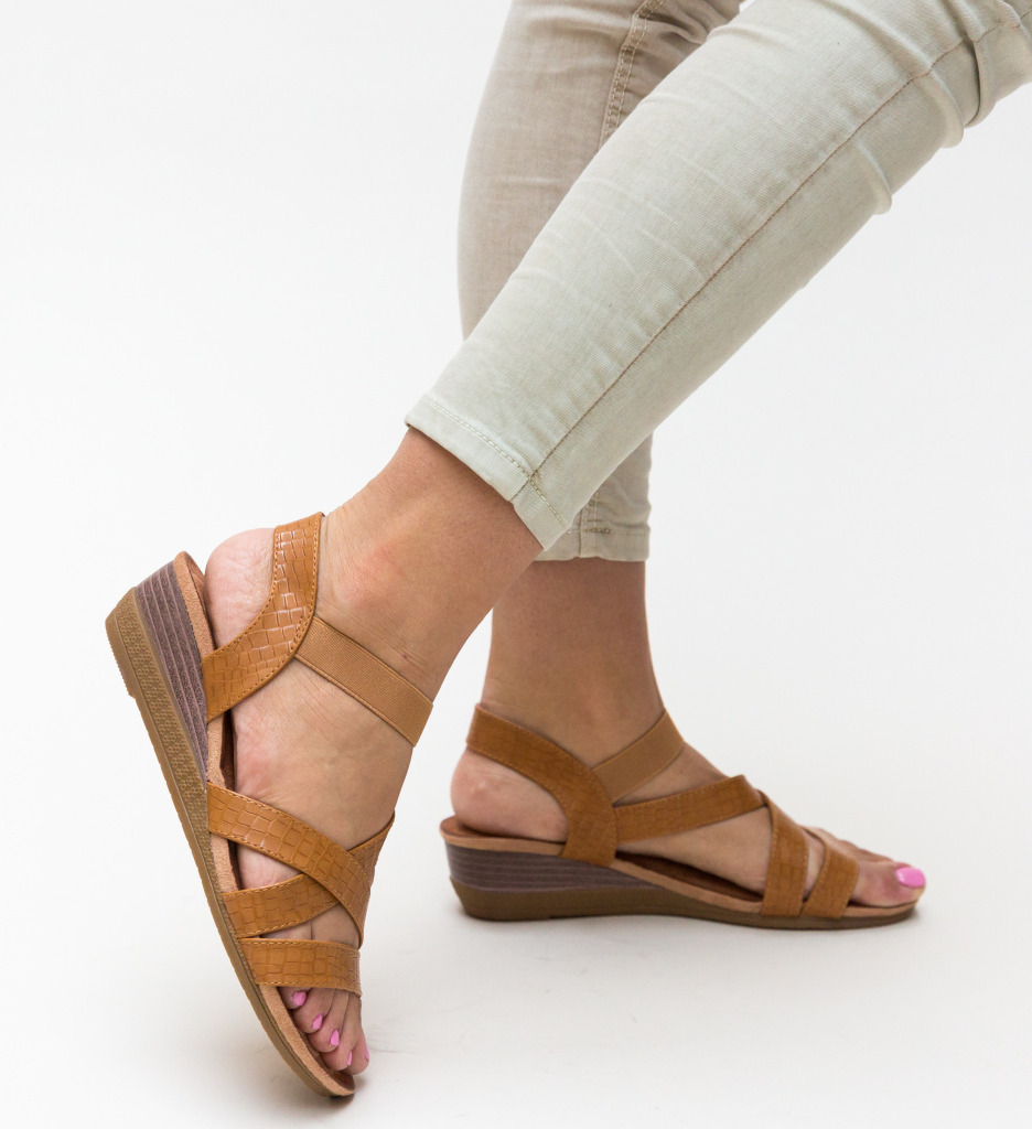 Sandale Reynal Camel | Eleganță și Confort - imagine 3
