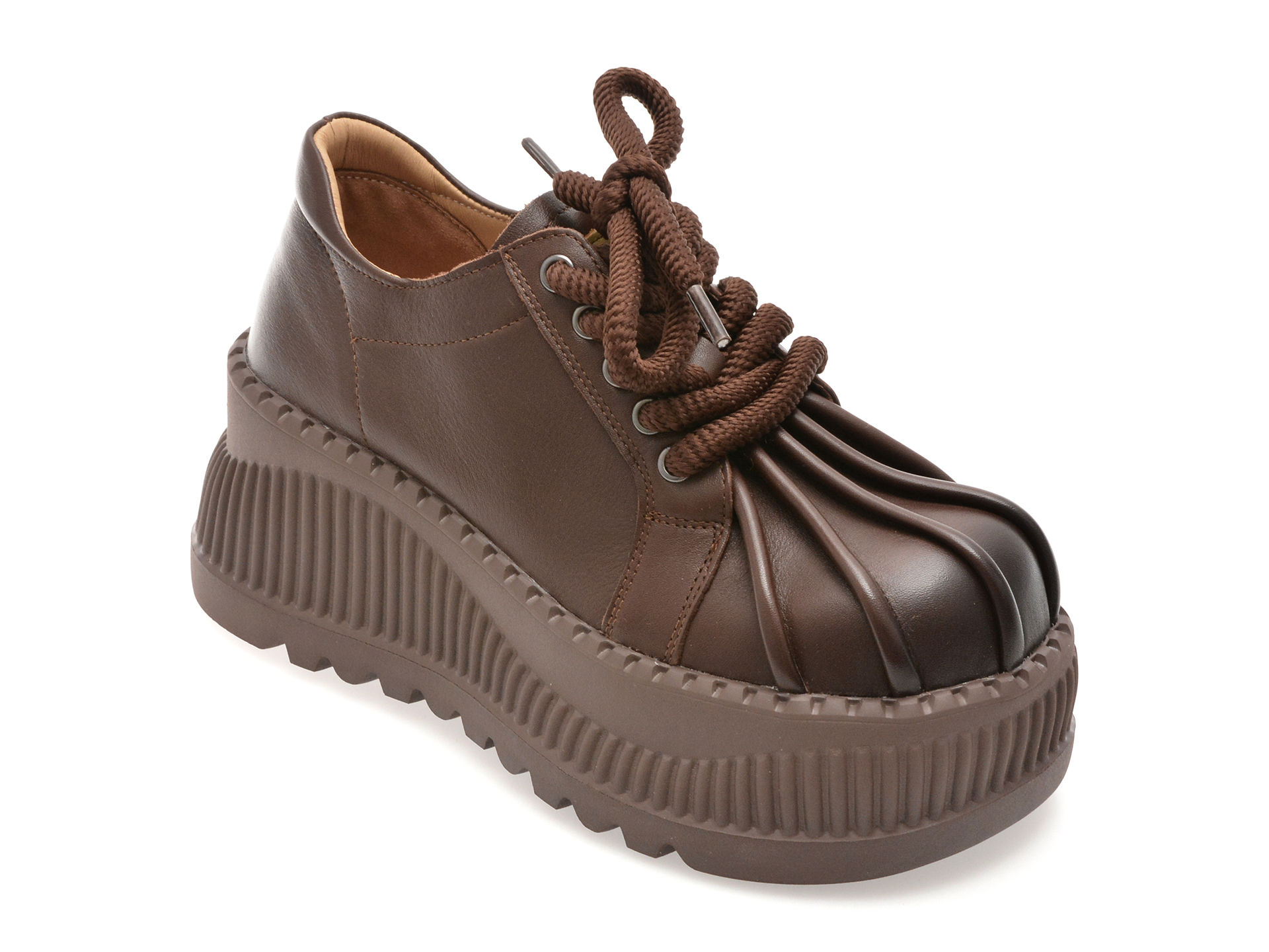 Pantofi GRYXX maro piele naturală confort