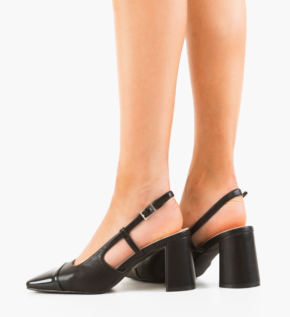 Pantofi Dama Calum Negri cu Toc Elegant - imagine 2