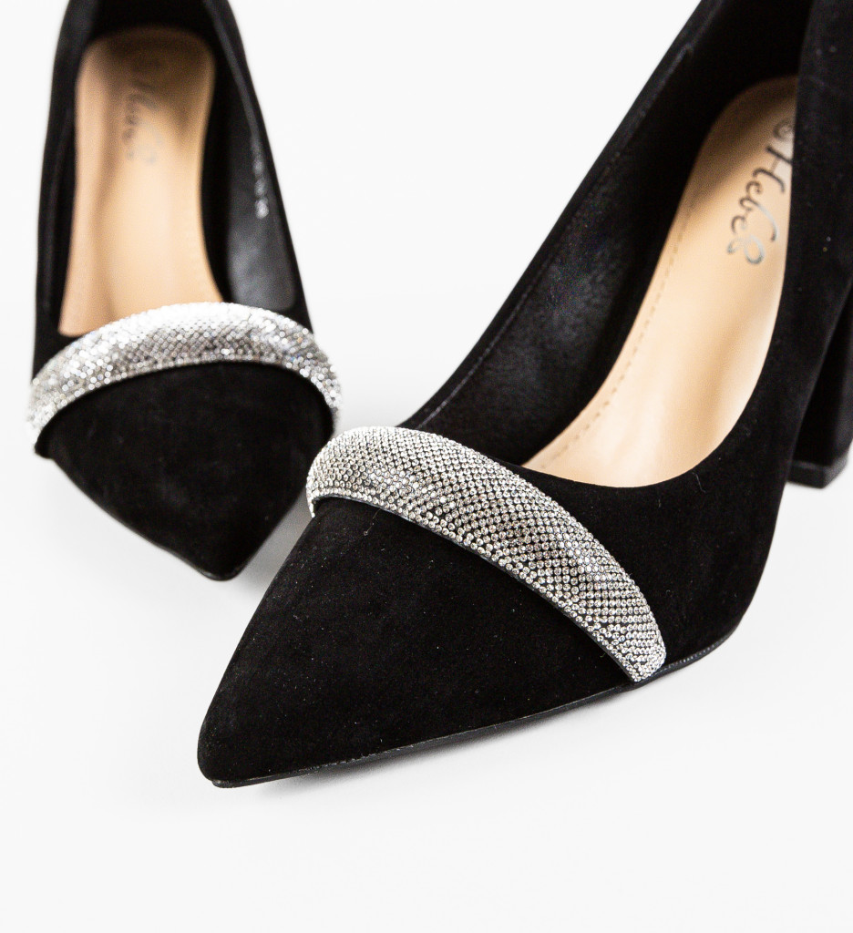 Pantofi dama Potte Negri - Eleganță și Confort - imagine 6
