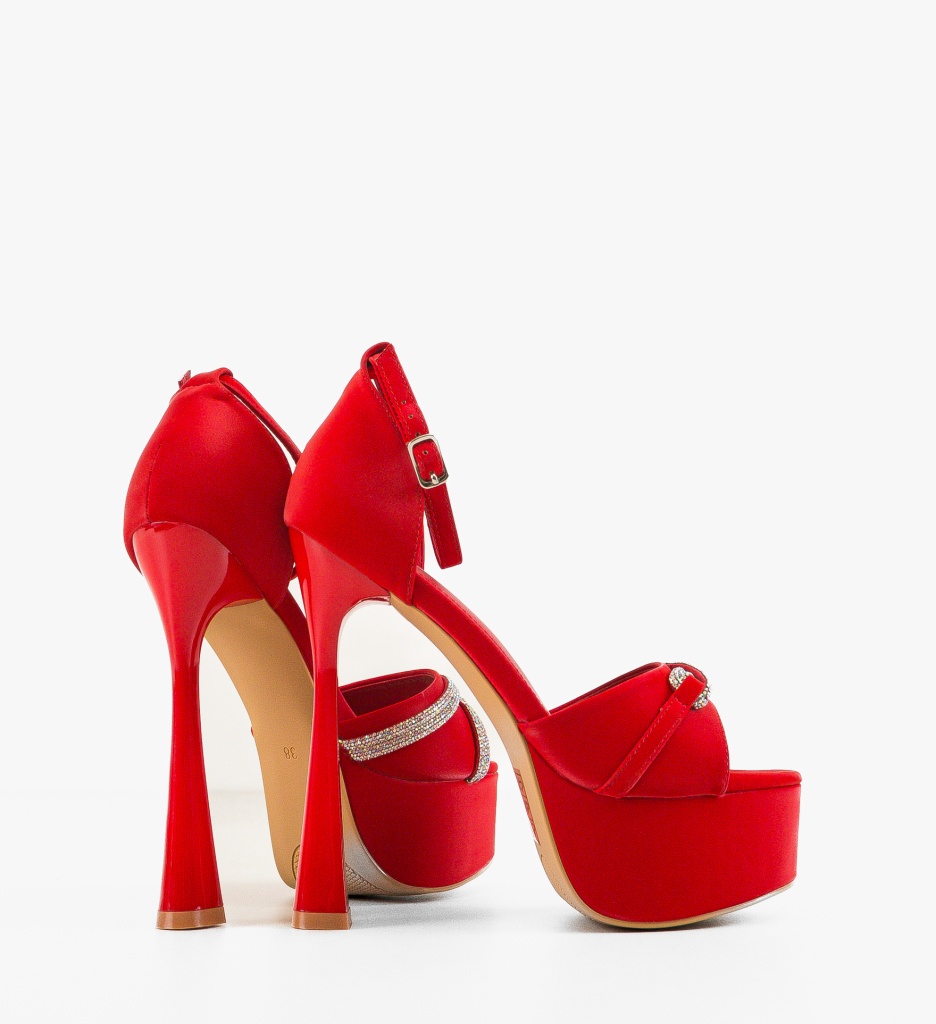 Sandale cu Toc Sanguino Rosii - Eleganță Maximă - imagine 5