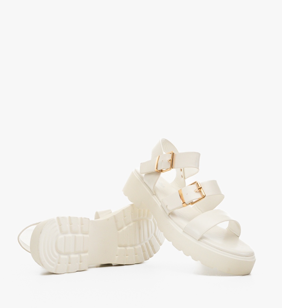 Sandale Dama Aarav Albe - Confort & Stil - imagine 3