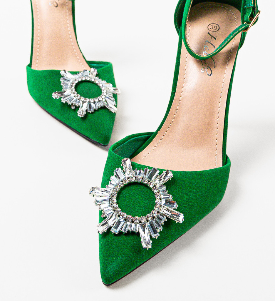 Pantofi dama Honor Verzi - Eleganță la fiecare pas - imagine 5