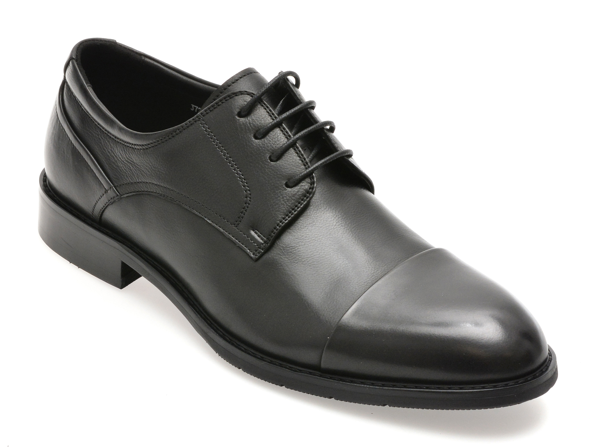 Pantofi Epica negri din piele naturală
