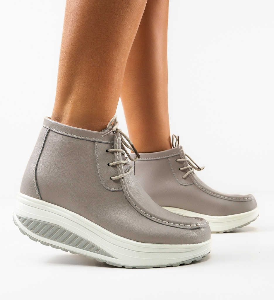 Pantofi Casual Vinto Gri - Confort și Stil - imagine 9