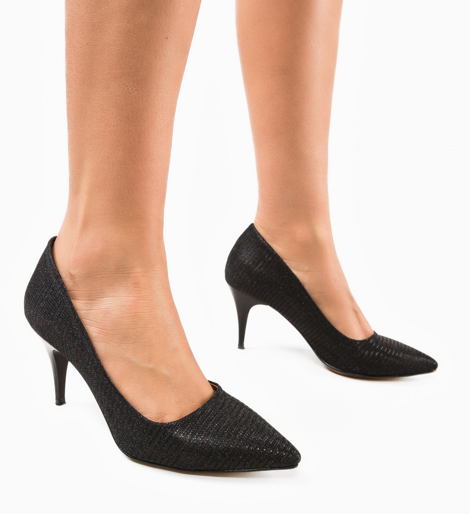Pantofi Dama Jensy Negri - Eleganță și Stil - imagine 4