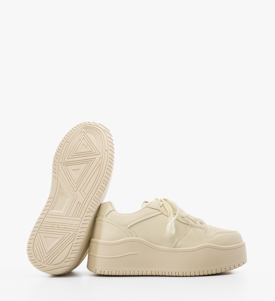 Sneakers Dama Kramy Albi - Confort și Stil - imagine 3