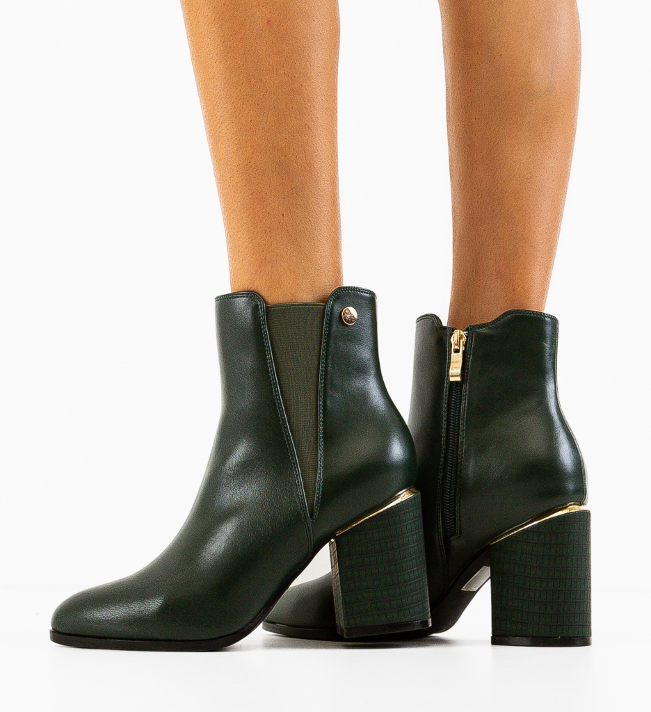 Botine Dama Inimay Verzi - Stil și Confort - imagine 3