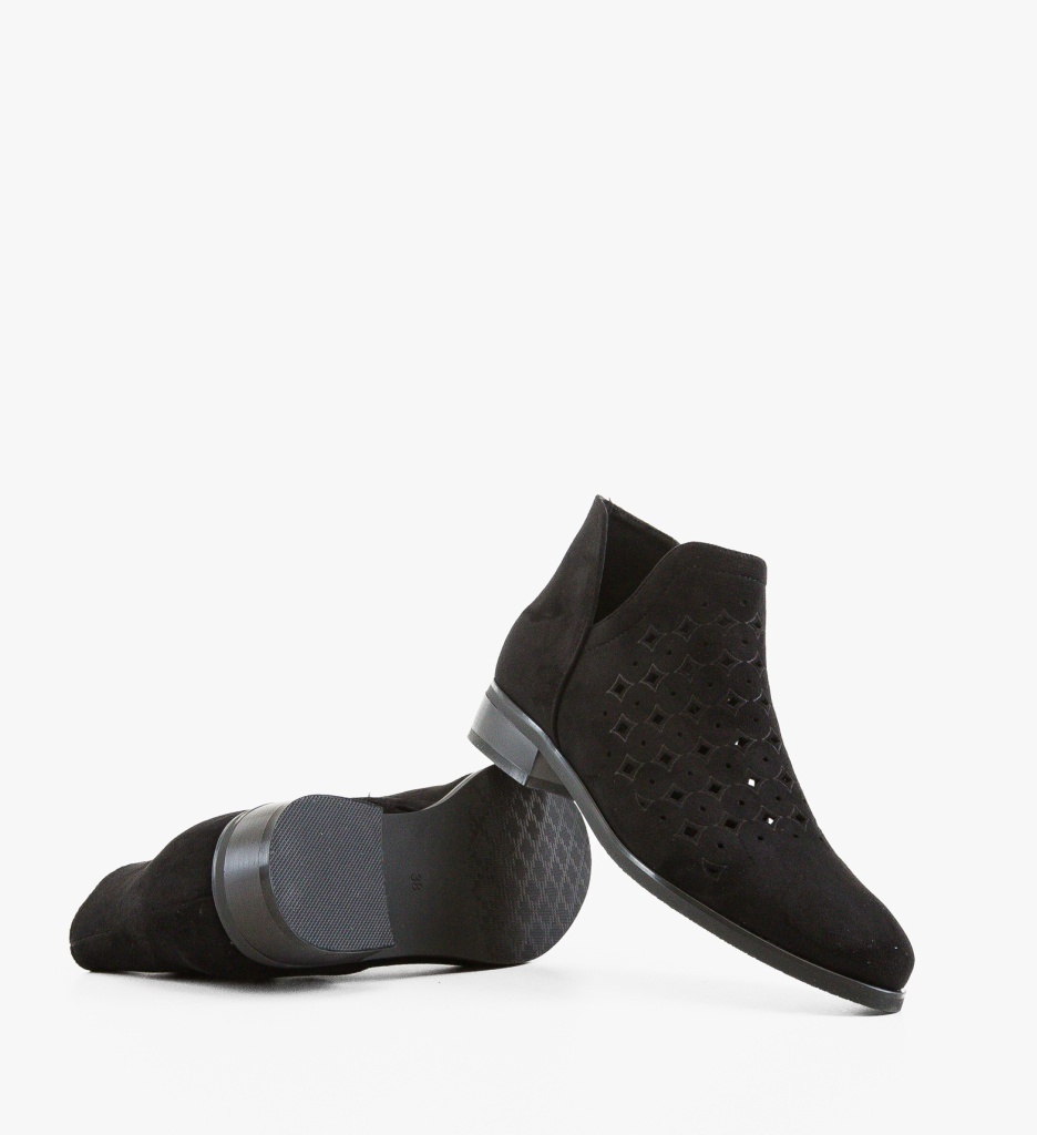 Ghete Dama Lazey Negre | Eleganță și Confort - imagine 4