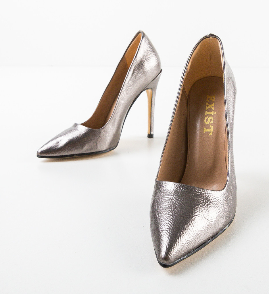 Pantofi Symy Gri - Eleganță și Stil - imagine 5