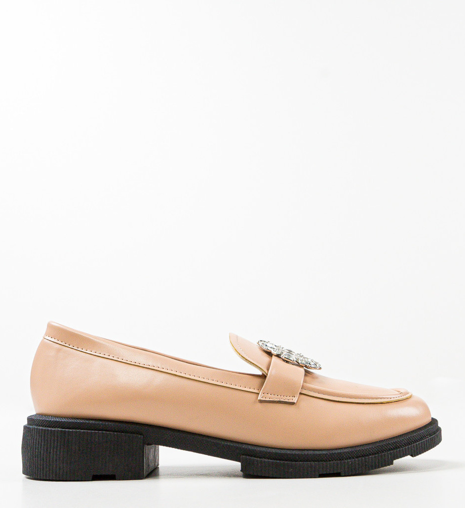 Pantofi Casual Dama Iezabel Bej - Confort & Stil - imagine 5