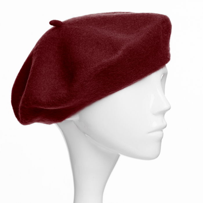 Bereta Frantuzeasca Eleganta Bordo | Shopika