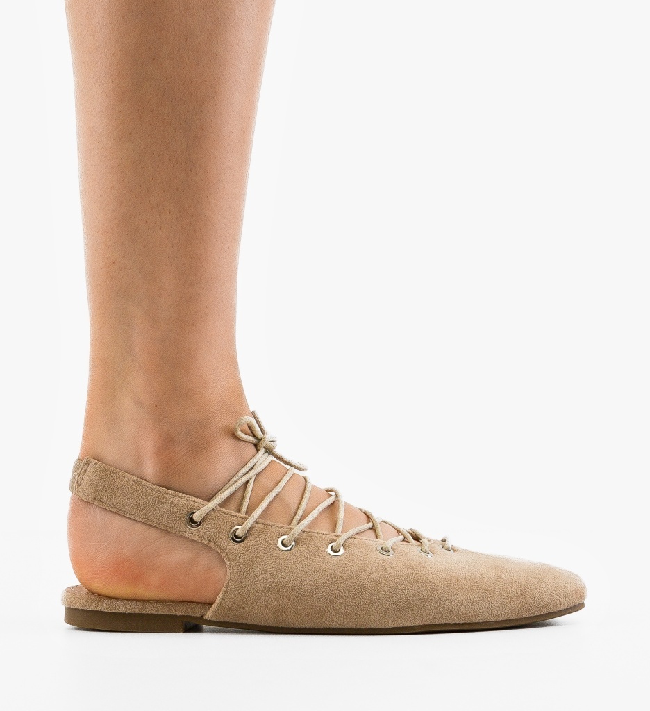 Balerini Dama Pakkele Bej – Confort Casual - imagine 6