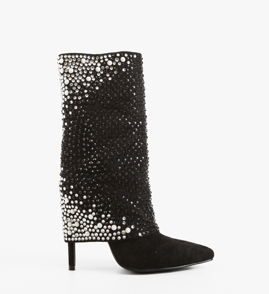 Botine Velyon Negre Depurtat | Eleganță & Confort - imagine 6