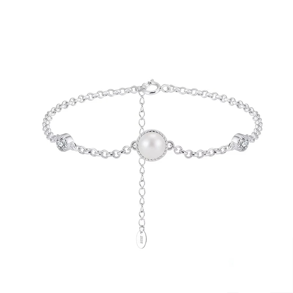 Set cadou dama bratara si cercei cu perla naturala Delis - imagine 6