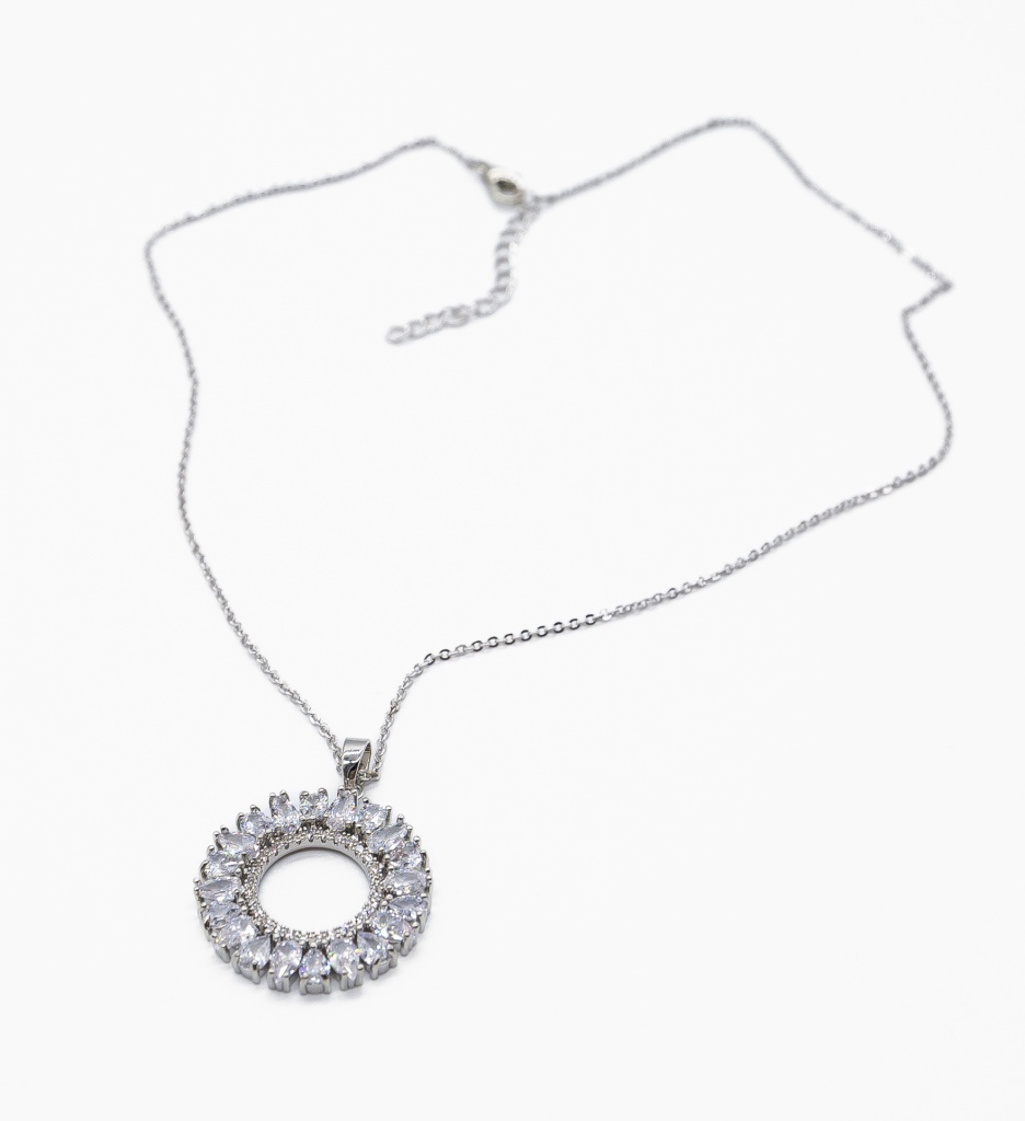 Set Bijuterii Farmob Argintiu - Eleganță și Stil - imagine 2