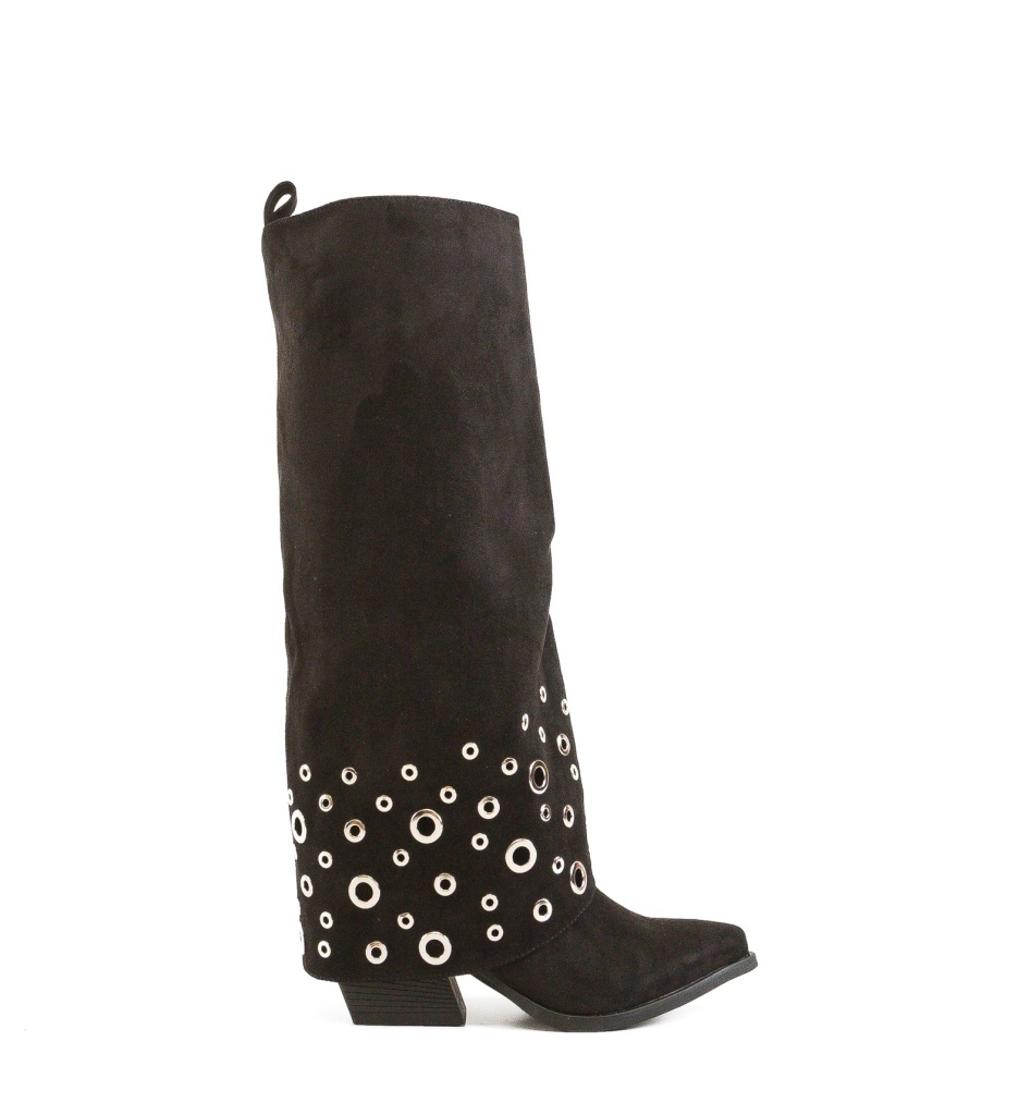 Cizme Dama Leop Negre Elegante - imagine 6