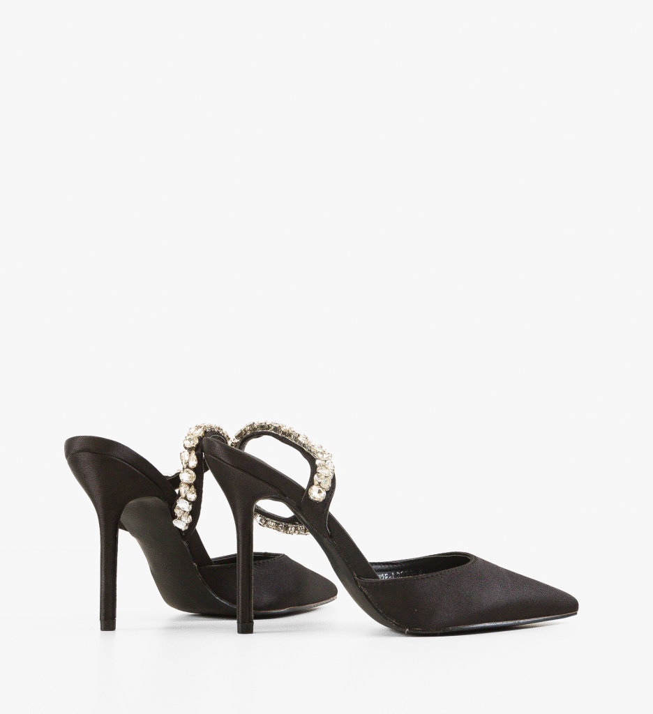 Pantofi Havenot Negri Eleganți cu Toc - Stil Refined - imagine 3