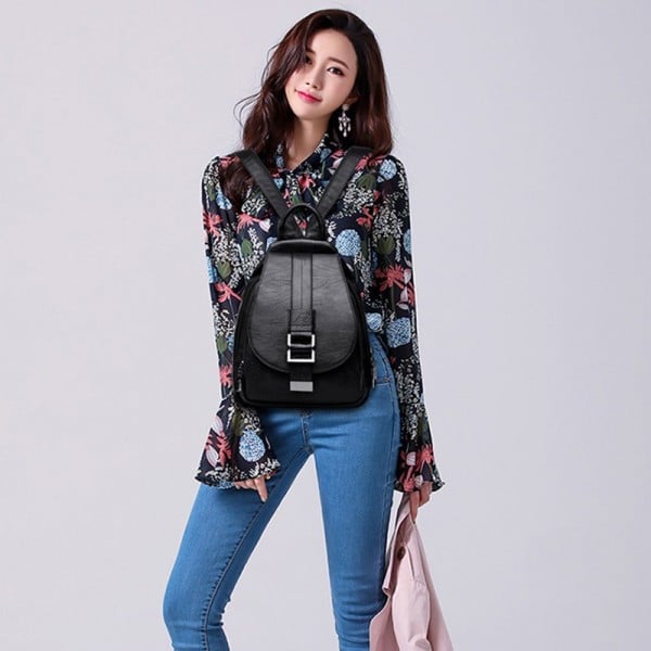 Rucsac Dama Rosra Alya GT517, Negru Elegant - imagine 3