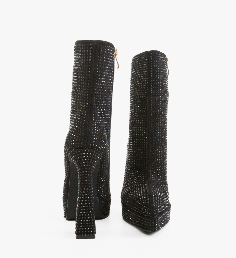 Botine Dama Iram Negre Elegante - imagine 5