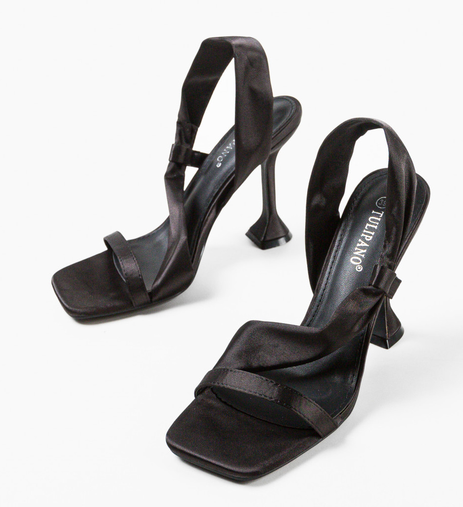 Sandale cu toc Wojciech Negre - Eleganță și Stil - imagine 6