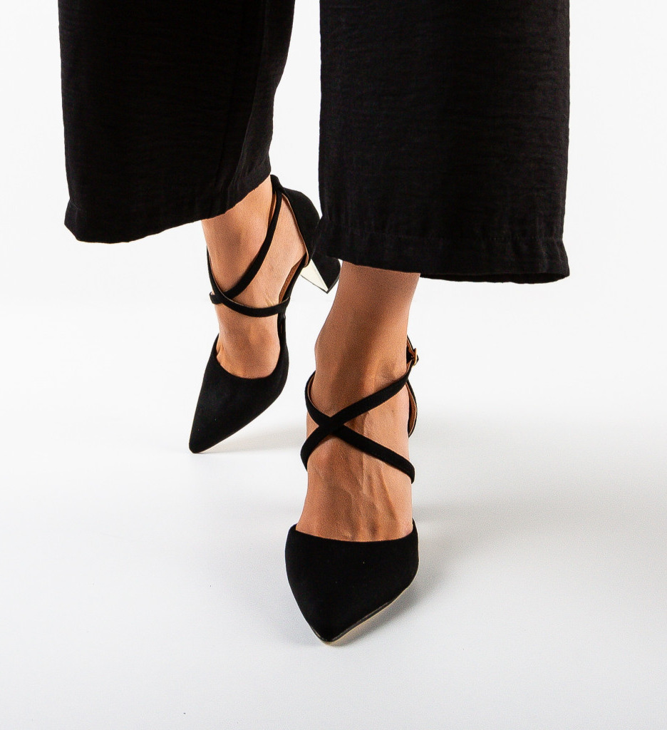 Pantofi Murphy Negri | Eleganță și Stil - imagine 6