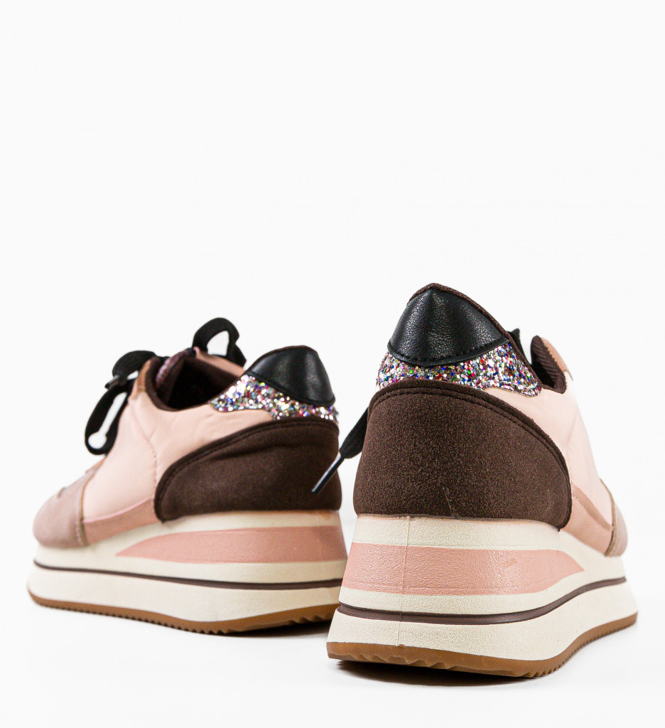 Sneakers Dama Dyonyos Roz - Confort și Stil - imagine 6