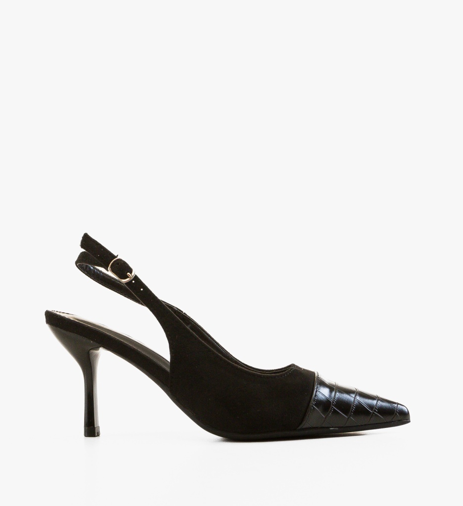 Pantofi dama Hegrid Negri eleganți - imagine 2