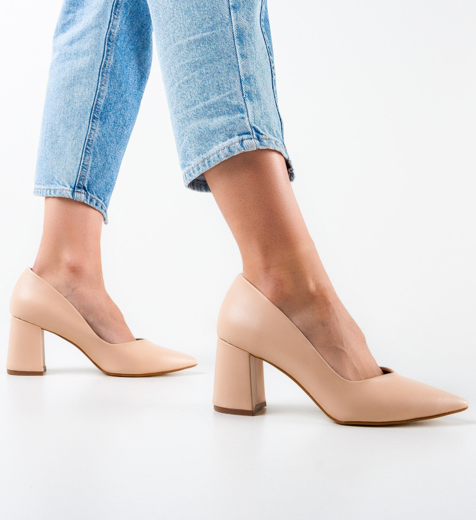 Pantofi Dama Lilly Bej | Stil și Eleganță