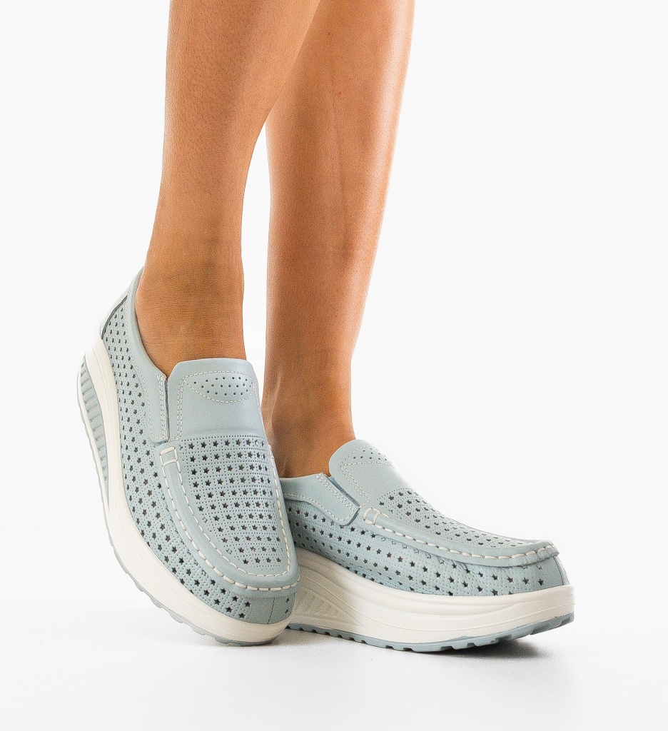 Pantofi Casual Bicaz Albastri 2 - Confort și Stil