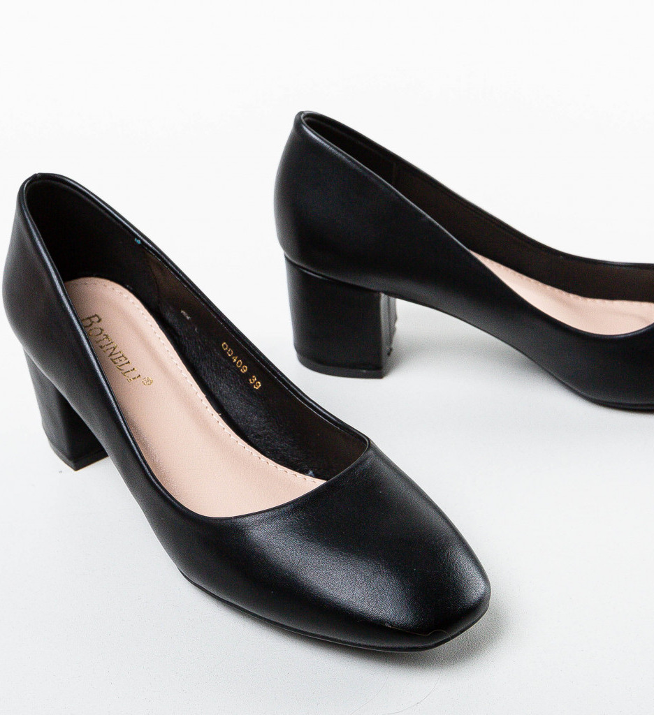 Pantofi Liujo Negri cu Toc - Eleganță și Stil - imagine 6